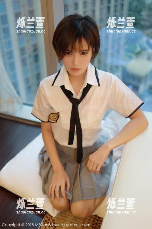 MFStar模范学院 - 图片力作！Baileys香儿的镂空令人驻足，俨然一幅“迷离”画！